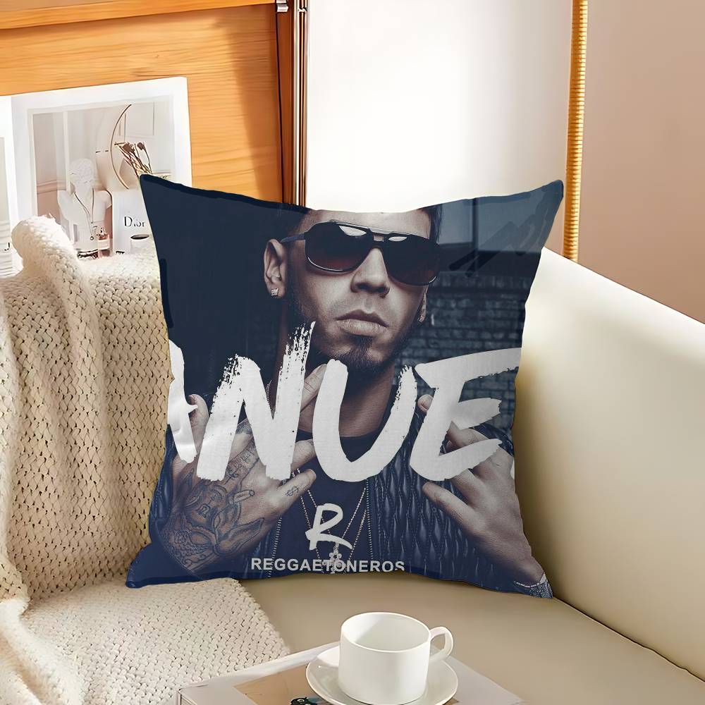 Rapper AAnuel AA Pillow Covers Cartoon Sofa Decorative Home Doublesided Printing Short Plush Cute Cushion Cover