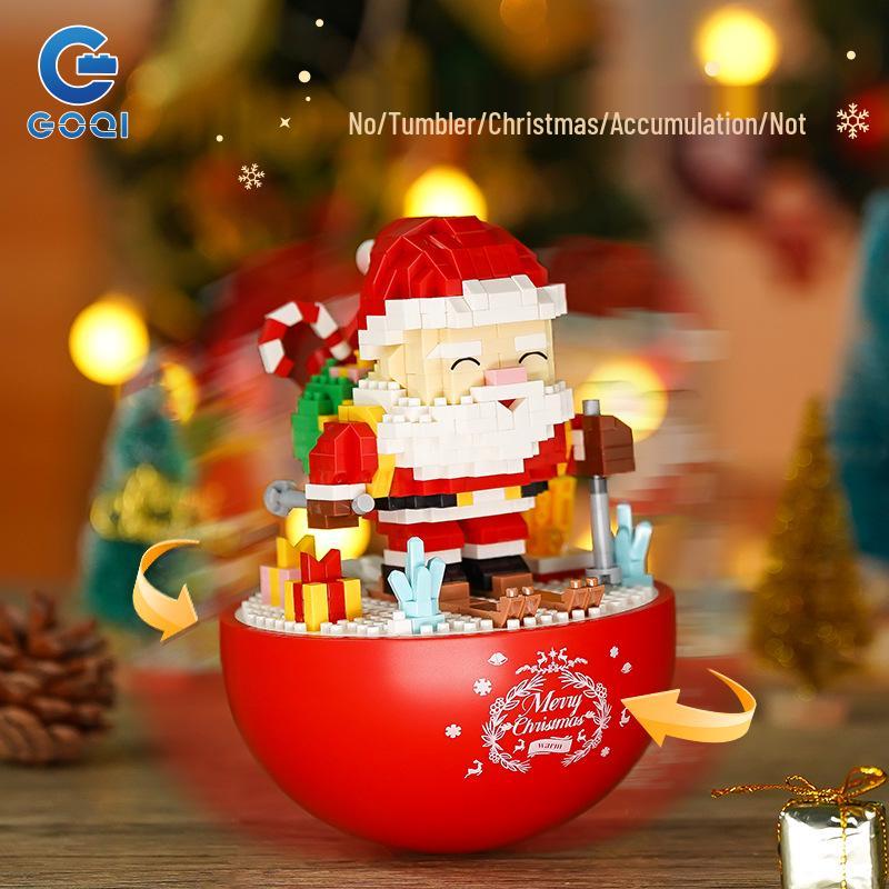 

Takasaki 3014 Santa Claus Tumbler Building Block Set - Toy Gift for Kids