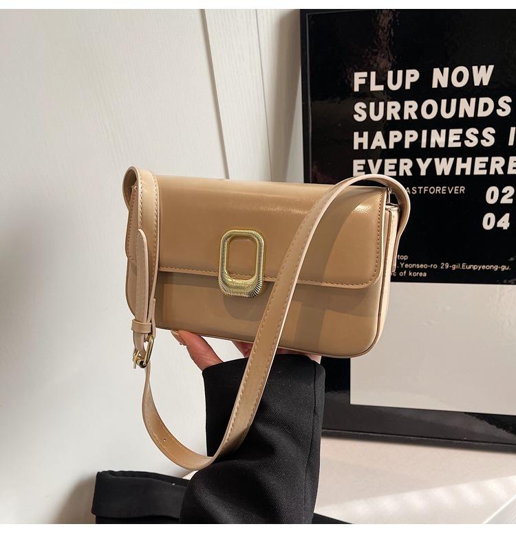 Simple casual commuter small square bag fashionable casual versatile underarm bag versatile shoulder messenger women's bag