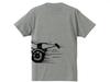 SPEED ADDICT Side Print T-shirt, S/S, GLAY, XXL Size