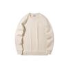 Li Ning Sports Fashion Serie Logo Fleece Locker Rundhals Pullover Sweatshirt Herren Sweatshirt Austerngrau AWDPD19-8