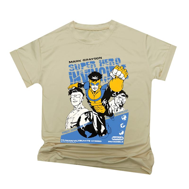 Invincible Universe Cartoon T-Shirt, Shirt Omni-Man Shirt, Graphic T Shirts, Oversized T Shirt, Men Clothing