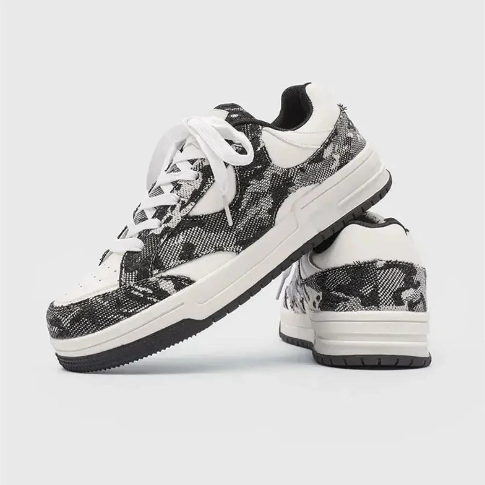 2025 Women Shoes for Men Tennis Retro Punk White Skateboard Shoes Fashion Sneakers Couple Sports Casual Shoes