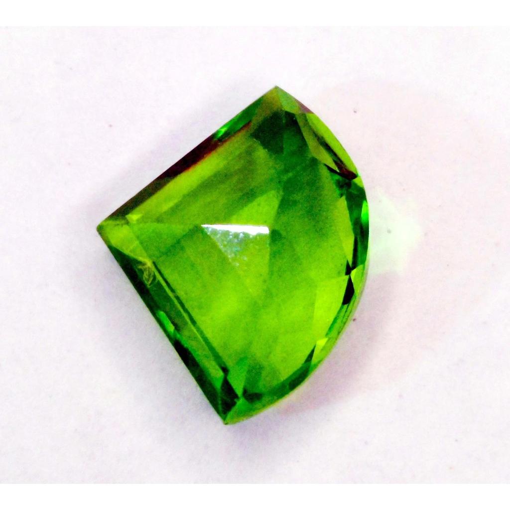 10-12 Ct Natural Green Peridot Fancy Cut Stunning Certified Loose Gemstone