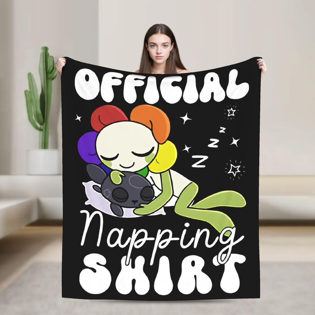 Dandys World Pebble  Blanket  Fleece Novelty Warm Throw Blankets for Bedding Lounge Spring Autumn