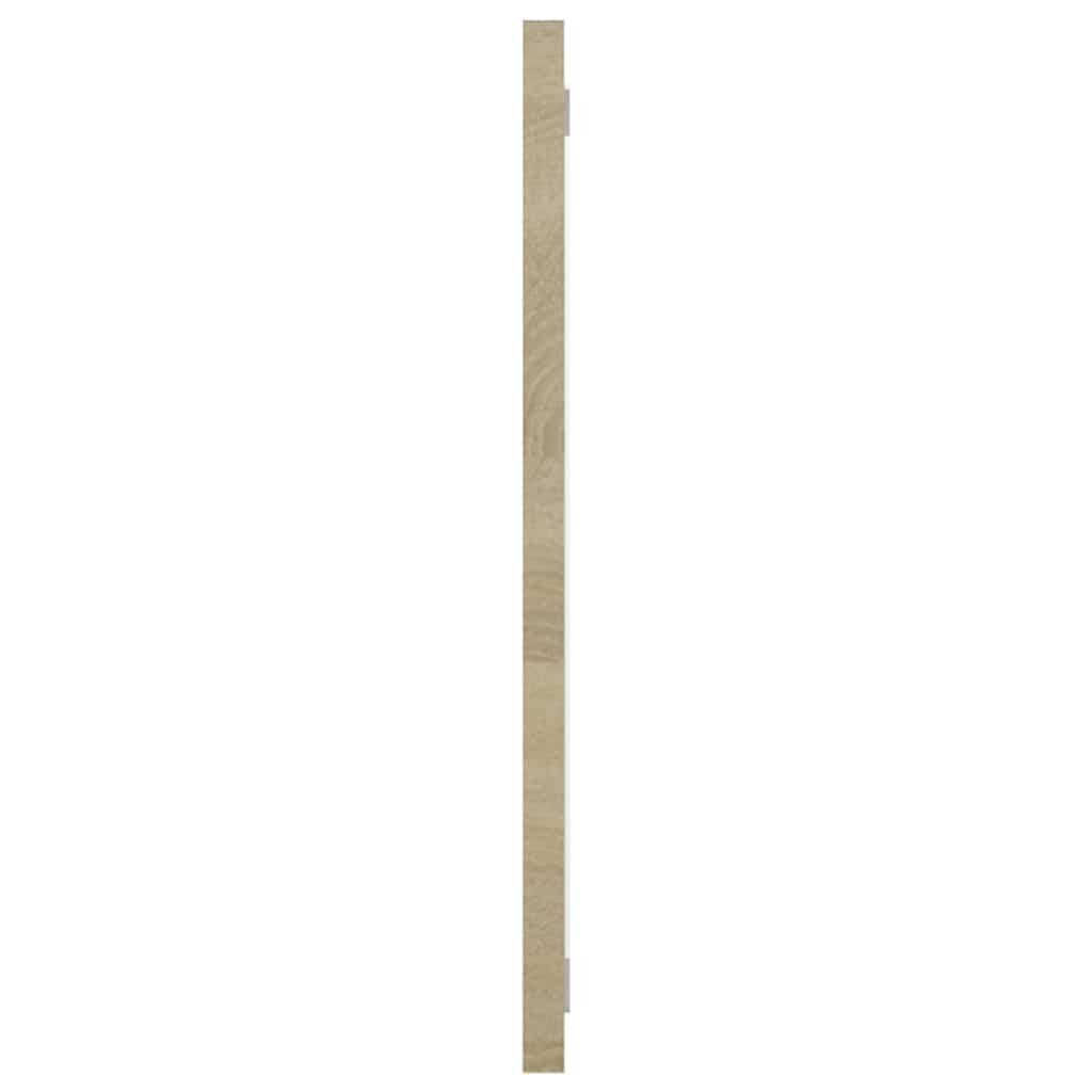 2 Piece Bathroom Furniture Set Sonoma Oak Wood Based Material