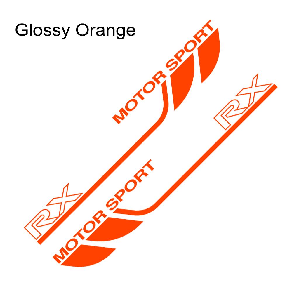 2PCS Car Door Side Stripe Stickers For Lexus RX 350 250 300 Motor Graphics Sport Body Decoration Auto Accessories Vinyl