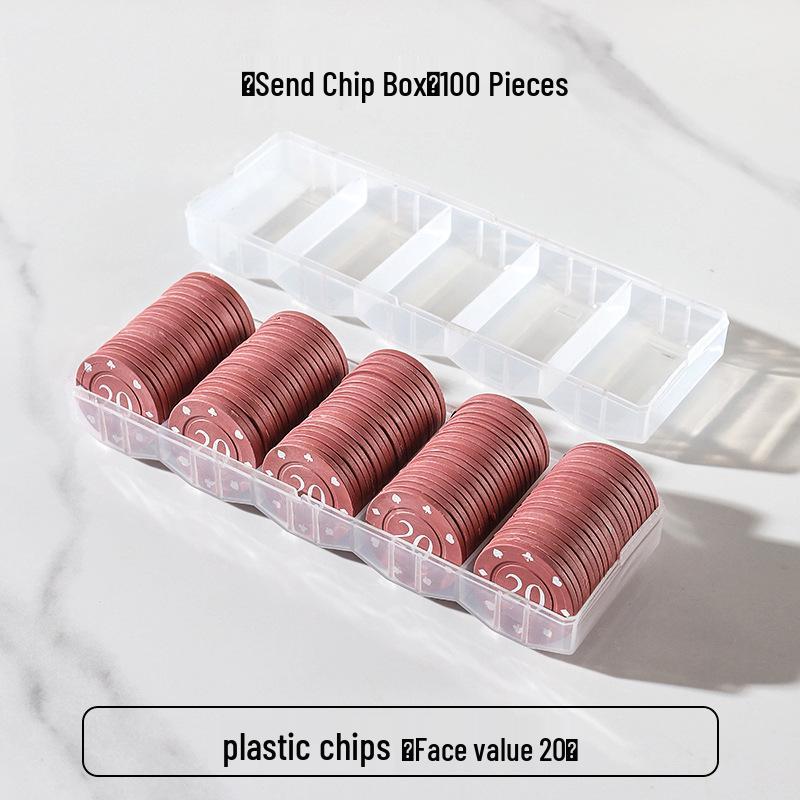 Texas Hold'em & Mahjong Spielchips: Spezielles Münzset für Cardrooms