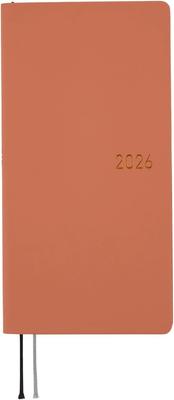 Hobonichi 2026 Weeks Hladká Mléčná Kakaová Leden Start Týdenní Levá Úzká Vertikální
