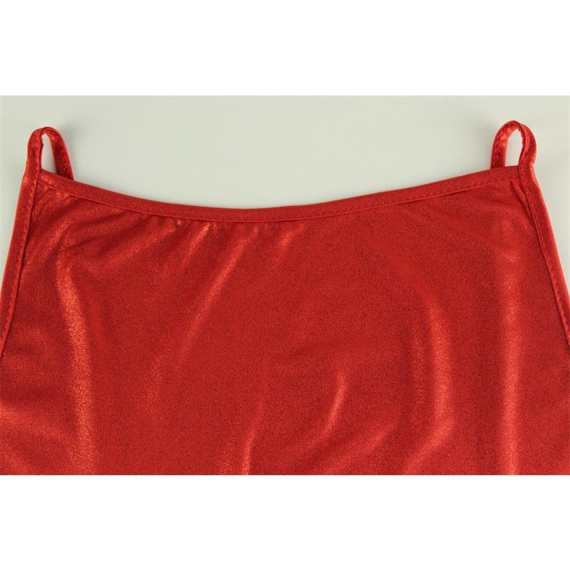 Rochie Femei Modă Temperament Fără Mâneci Halter Slim Culoare Solidă Acoperă Fesierii Rochie de Cină