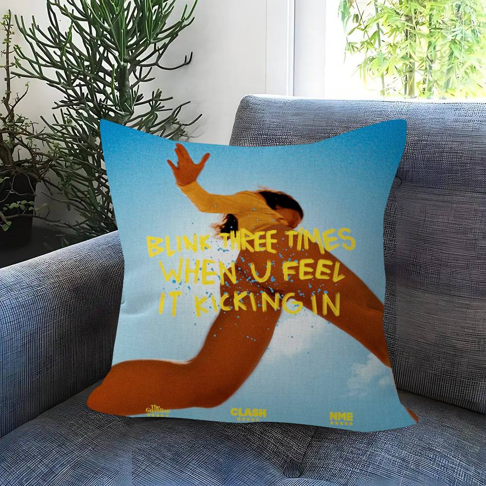 Singer Lorde Virgin Doublesided Printed pillow cover Short plush Suitable living rooms bedrooms sofas throw cushion cover