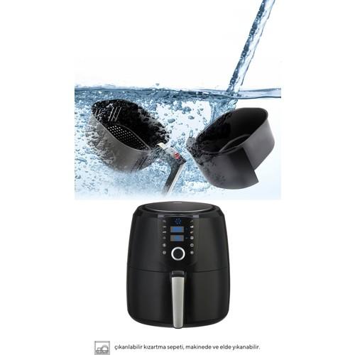 Kumtel Fastfryer Haf – 06 8.5 Liter Xxl Digital (Oil Free Fryer Airfryer)