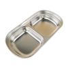 Hui Ling Yang 304 Stainless Steel Two-Compartment Dipping Dish