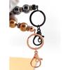 Metal Beaded Keys Chain Gradual Color Diy Beaded Stainless Steel Keychain Can Hang Cutlery Bottle Opener Wine Stopper