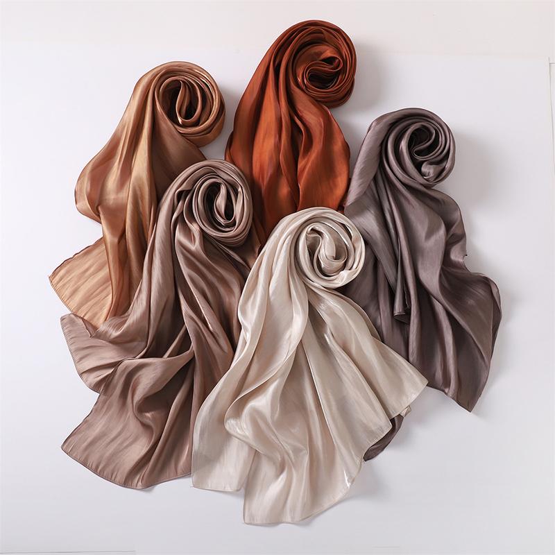 Solid Color Modal Cotton Rayon Hijab Scarf Women Muslim Headscarf Wraps Shawls Femme Musulman Headband Islamic Turban