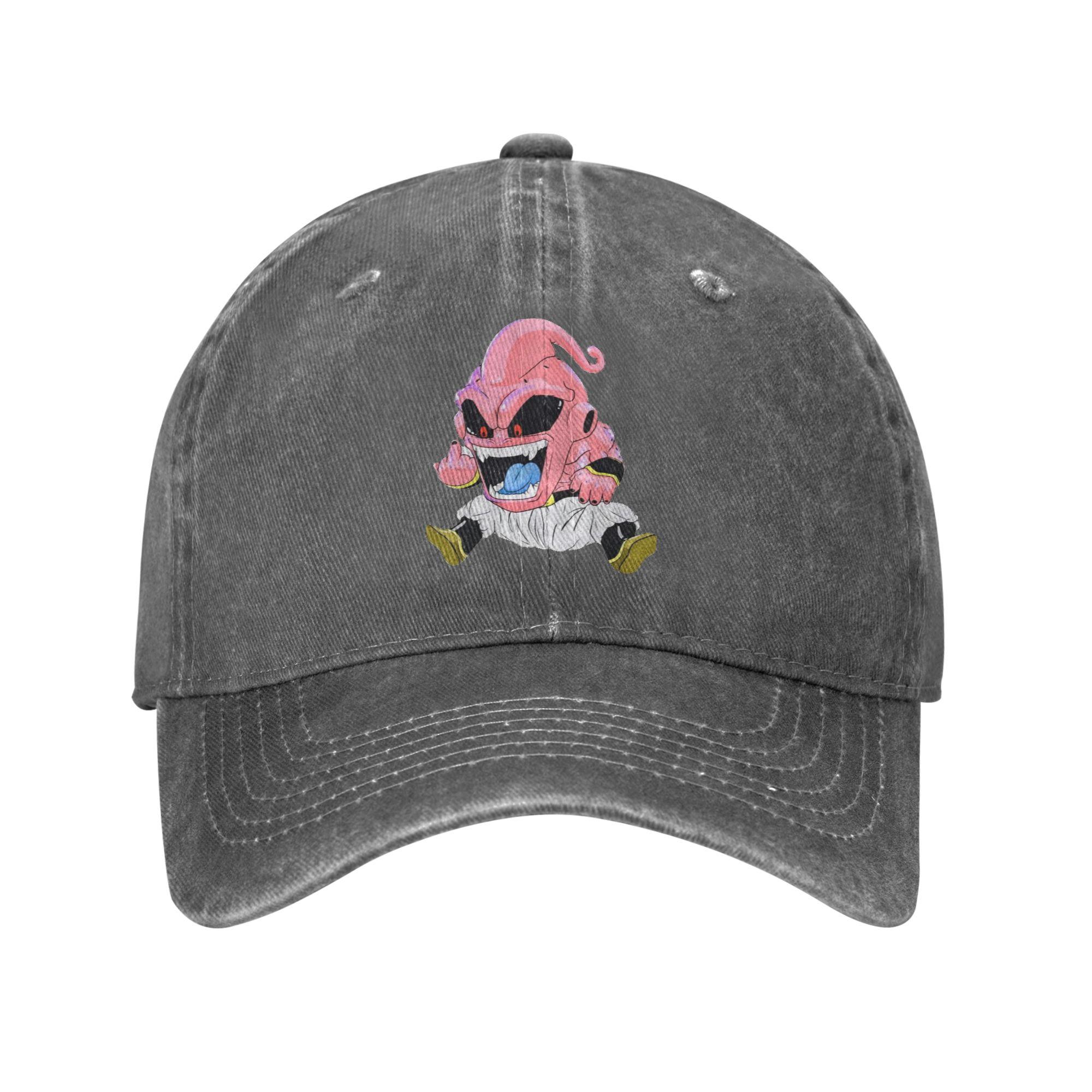 

Dragon Ball Z Baseball Caps Vintage Distressed Washed Manga Headwear Men Women Outdoor Running Golf Unstructured Soft Caps Hat One Size серый