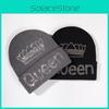 Crown Queen Pattern Winter Beanie Knitted Cap Warm Breathable Fashion Gifts