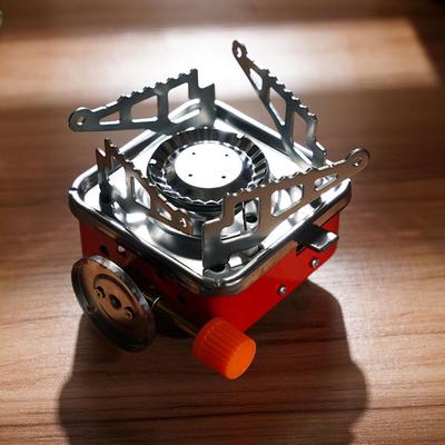 Picnic Card Type Camping Stove Foldable Portable Travel Cooking Stove Furnace for Outdoor Hiking Camping Picnic Accessories