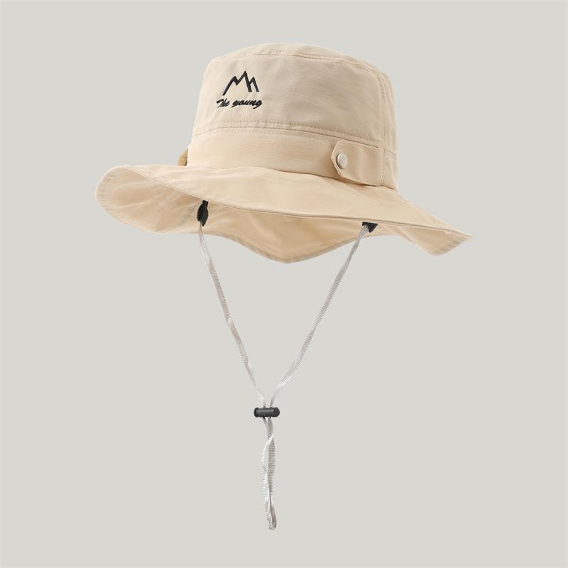 Vintage nastavitelná unisex čepice pro venkovní turistiku a horolezectví