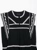 2025 Spring Women's Color Block Embroidered Dress - European & American Style