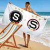 Iron Sparta Print Beach Towel, Large Soft Quick Dry Towel for Beach Camping Swimming