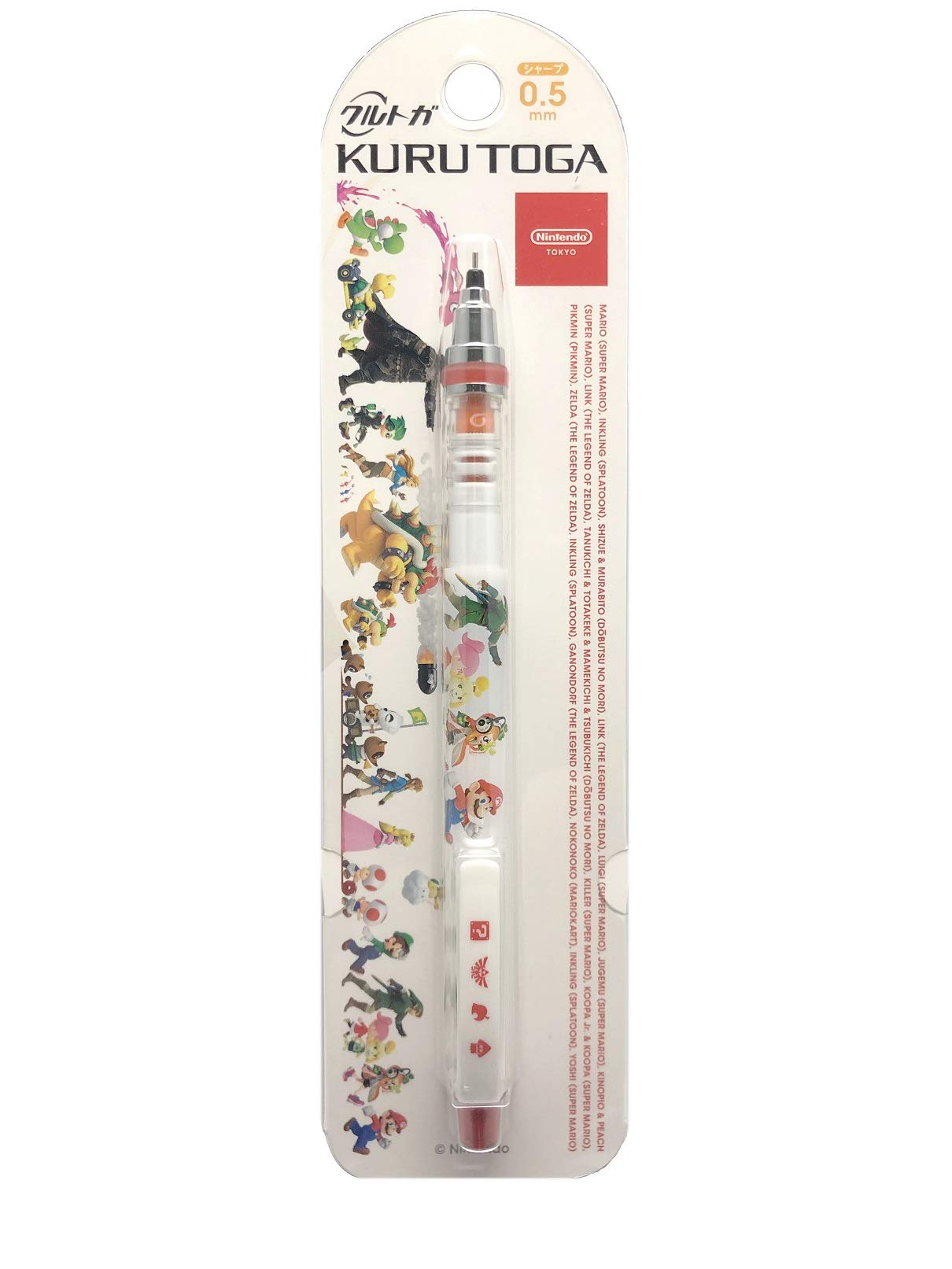 

Nintendo Sales NintendoTOKYO Series Kurutoga Mechanical Pencil Nintendo TOKYO Exclusive 0.5mm чёрный