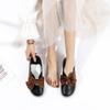 [2025] 2025 Bow Women's Flat-soled Single Shoes Wear Two Casual Soft-soled Shoes with One Pedal