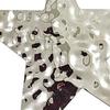 Hairpin Five-Pointed Star Shape Hair Clip Exaggerated Metal Texture Side Bang Hair Pin Fade-Resistant Hair Accessory
