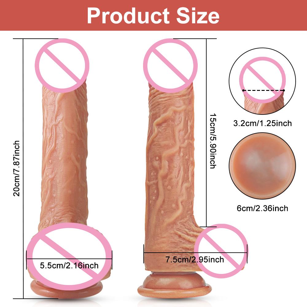 App Thrusting Heating Dildo For Women Realistic Penis Vagina G-spot Vibrator Female Masturbator Fake Dick Sex Toy For Women