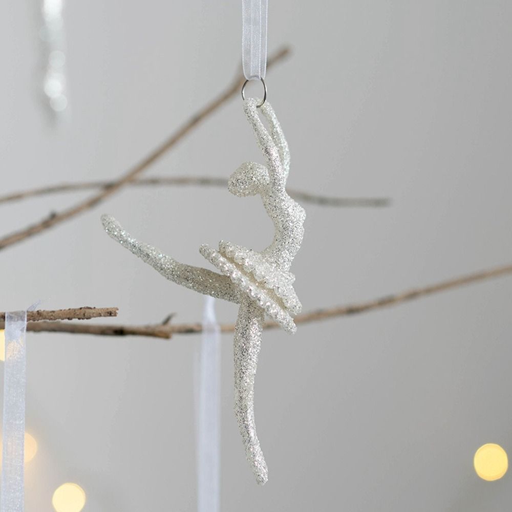 Pom de Crăciun din plastic Ornament Glitter Mini Glitter Pandantiv Decor de Crăciun