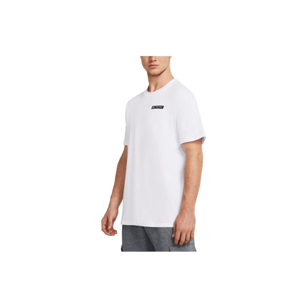 

Under Armour Футболка с круглым вырезом и логотипом, мужская, белая 1382831-100 XXL