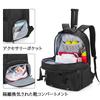 DSLEAF Tennis Backpack with Shoe Large Capacity Bag, 2-Racquet Compartment, (Black)