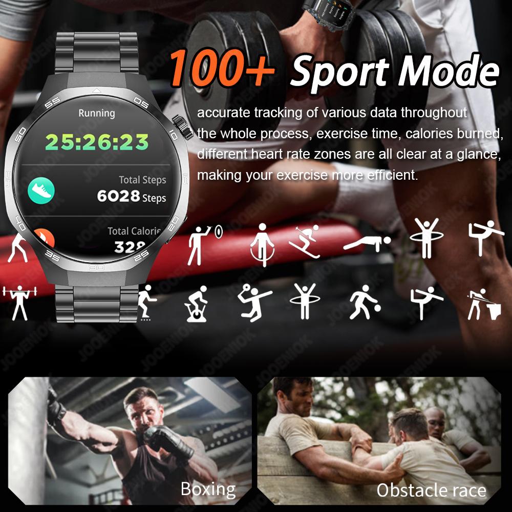New Outdoor Sports SmartWatch Sleep Tracking Heart Rate Monitoring Blood Oxygen Measurement IP67 Waterproof Smart Watch Men