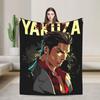 Yakuza Ichiban Blanket Flannel Decoration Like a Dragon Game Multifunction Warm Throw Blanket for Bed Travel Bedspreads