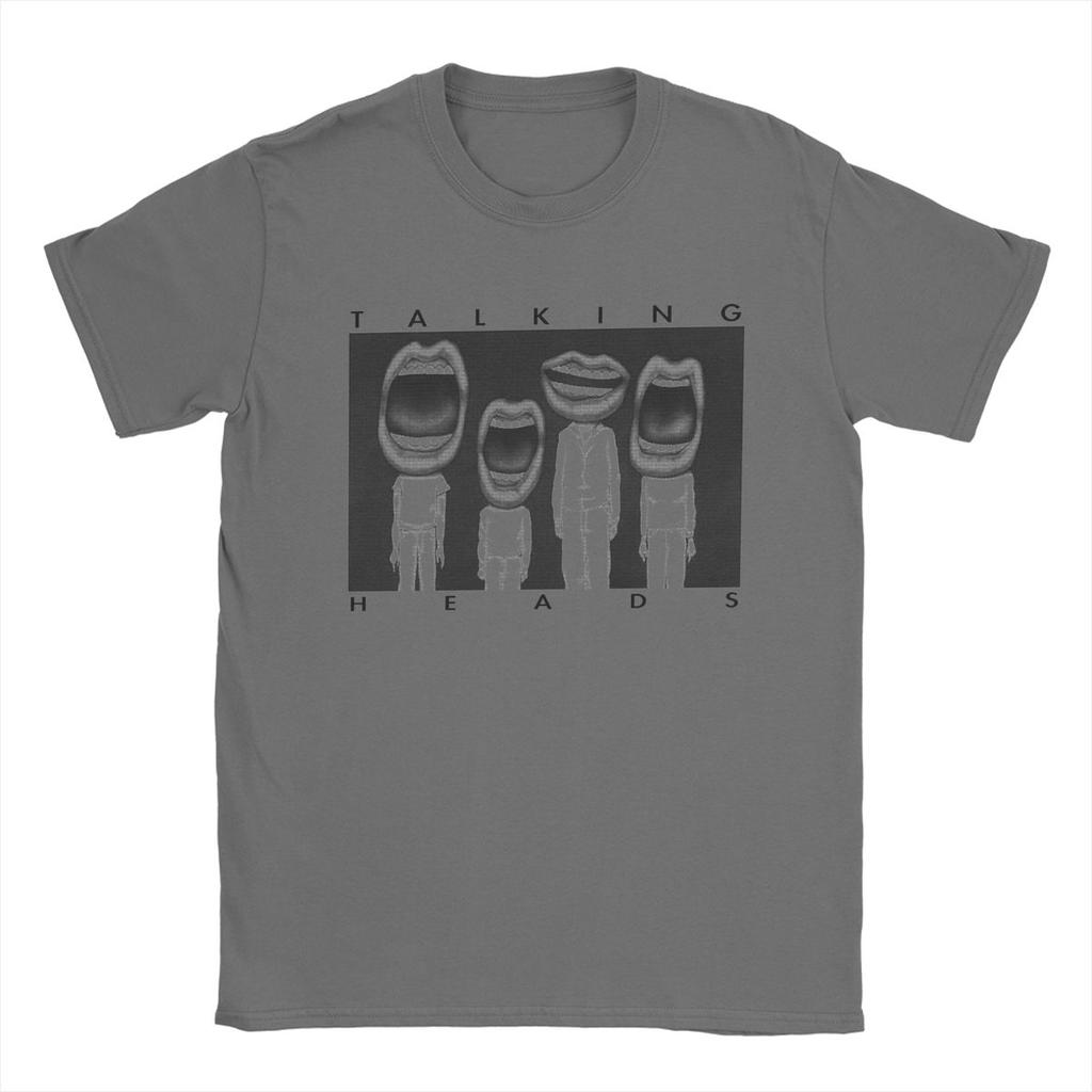 Talking Heads T Shirt for Men Cotton Funny T-Shirts Round Neck Tee Shirt Short Sleeve Clothes 4XL 5XL