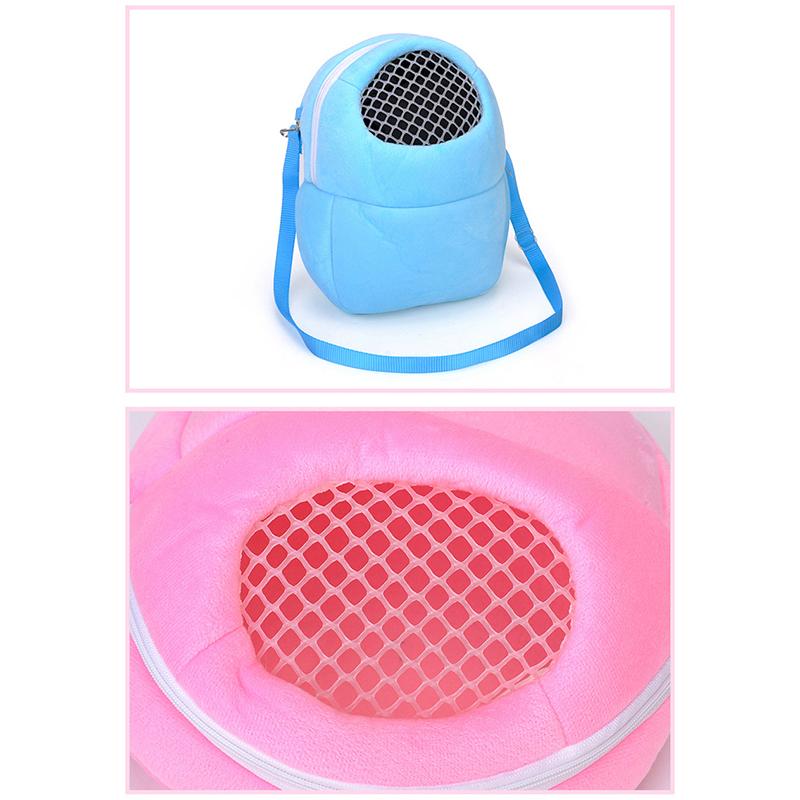 Small Pet Carrier Rabbit Cage Hamster Chinchilla Travel Warm Bags Guinea Pig