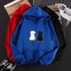Factory direct sales hooded fleece sweater women's 2019 autumn and winter Korean version loose women's tops versatile trend students