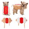 Pet Halloween Costume: Bichon Cosplay Hot Dog Outfit