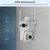 360° Dual-View Wireless Night Vision Surveillance Camera with Infrared