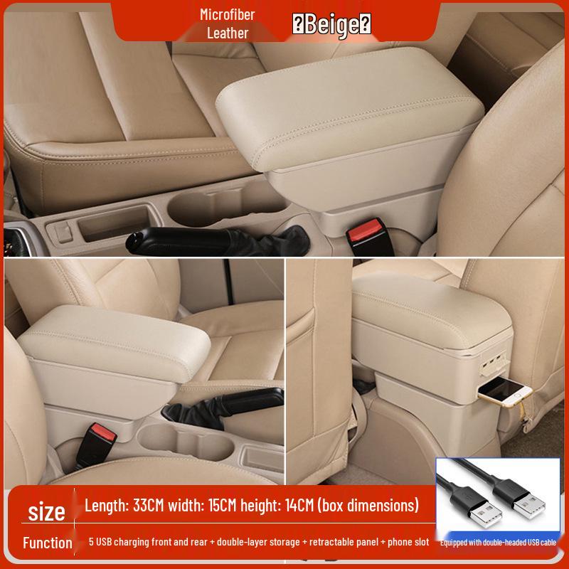 Compatible Armrest Box for 2021 Honda Fit Fourth Gen LIFE 24.