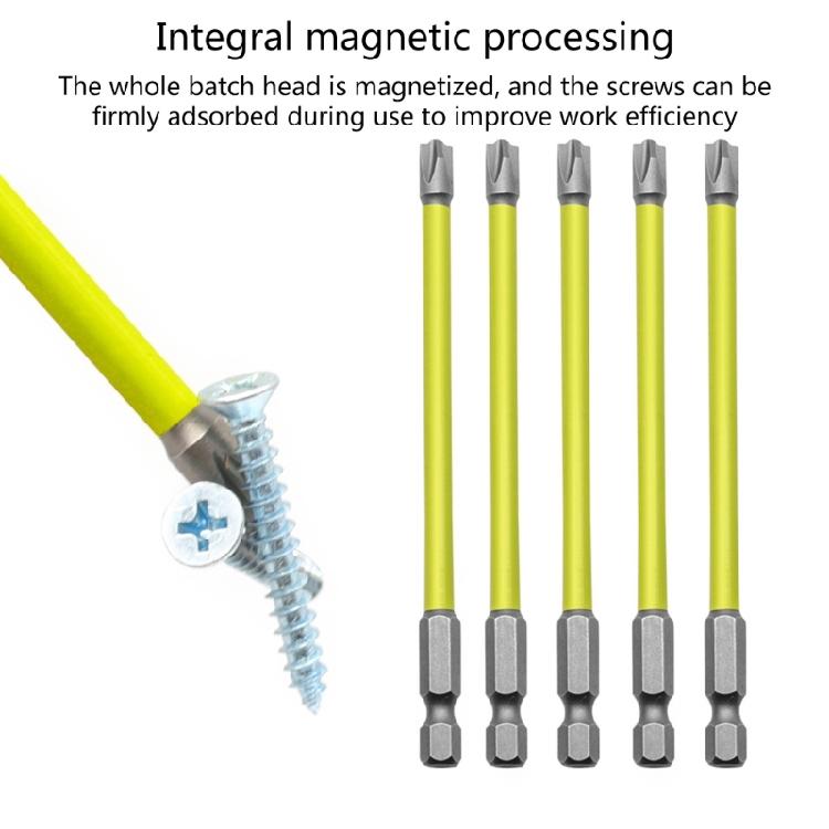 5Pcs Magnetic Special Cross Head Screwdriver Bit Nutdrivers Set FPH2 Electrician