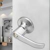 Door Handle Lock Aluminum Alloy Door Key Locks Room Hotel Anti Theft Safty Security Locker Latch for Toilet /Bathroom/Bedroom