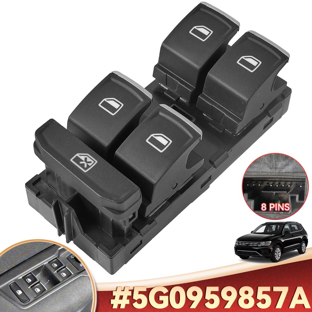 Driver Electric Master Window Switch Button For Volkswagen VW Golf Mk7 Passat B8 Tiguan Touran Skoda Seat 5G0959857A 5G0959857