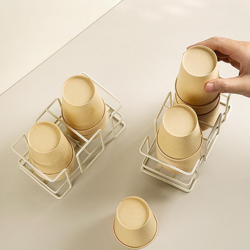 1Pcs Disposable Cup Storage Rack Cup Picker Cup Storage Rack Tea Cup Home Kitchen Paper Cup Display Rack Storage Supplies
