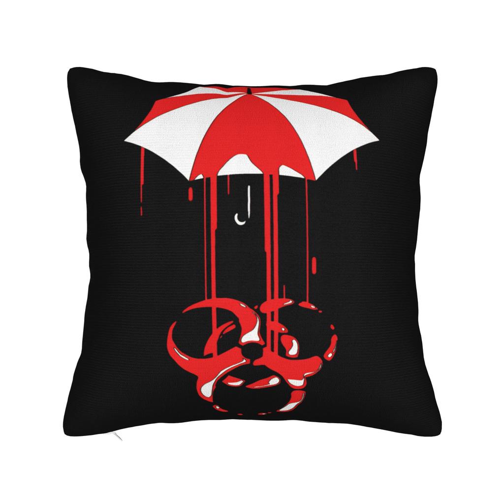 Umbrella Corporations Logo Residents Evils Pillow Cover Print Cushion Cover Kawaii Pillow Case For Sofa Bedroom Home Decor
