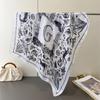 Elite Style Printing Simulation Silk Square Scarf Shawl Versatile High-end Neck Small Square Scarf Headscarf Silk Scarf Women