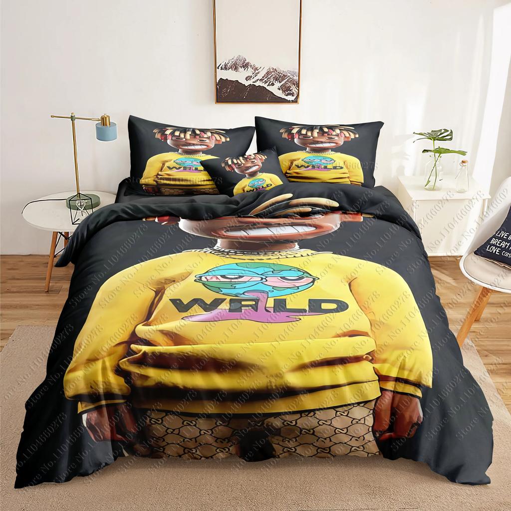 J-Juice Wrld 3D Bedding Sets 3D Print Duvet Cover Set Adults/Children Comforter Birthday Gift Dropshipping Fans Gift