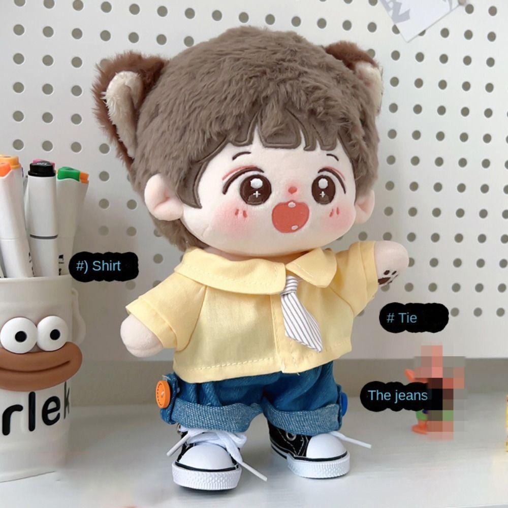 Fashion 20cm Cotton Doll Clothes Dressing Game DIY Doll's Accessories Trendy Replacement Outfit