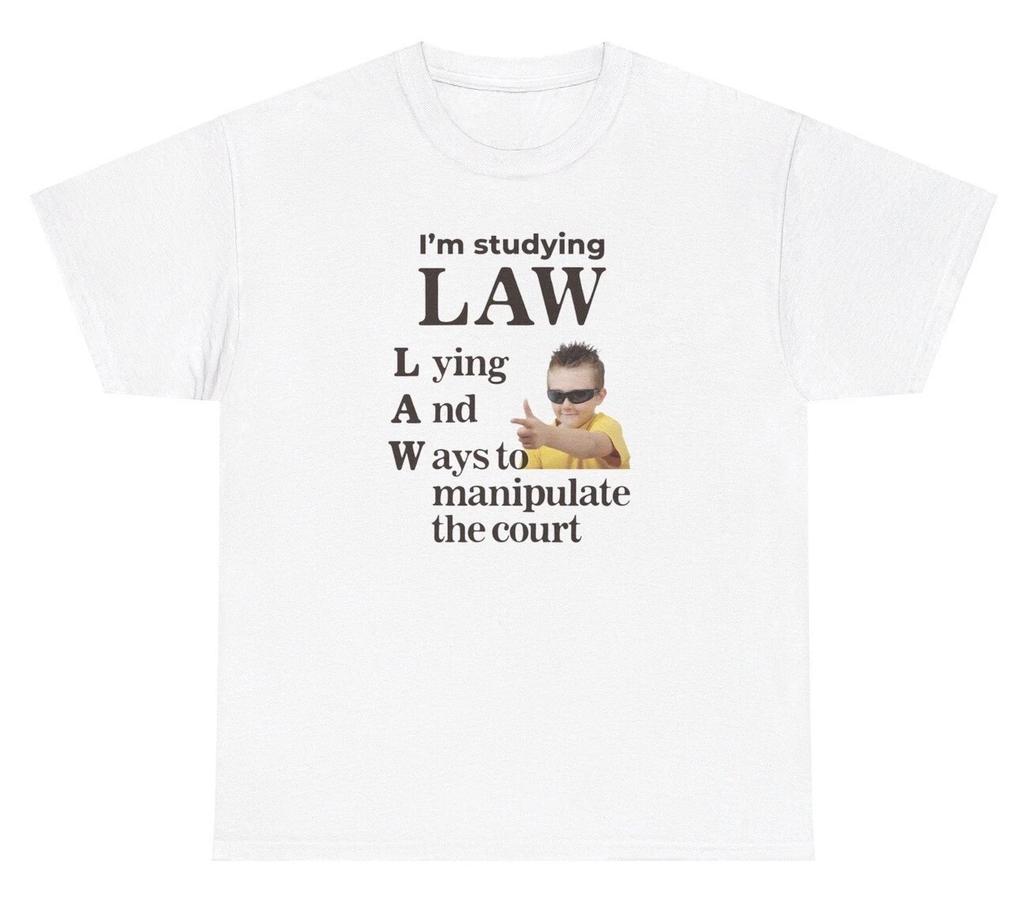 I’m Studying Law T Shirt Funny Law College Major Dank Meme Weird Gag Gift Tee