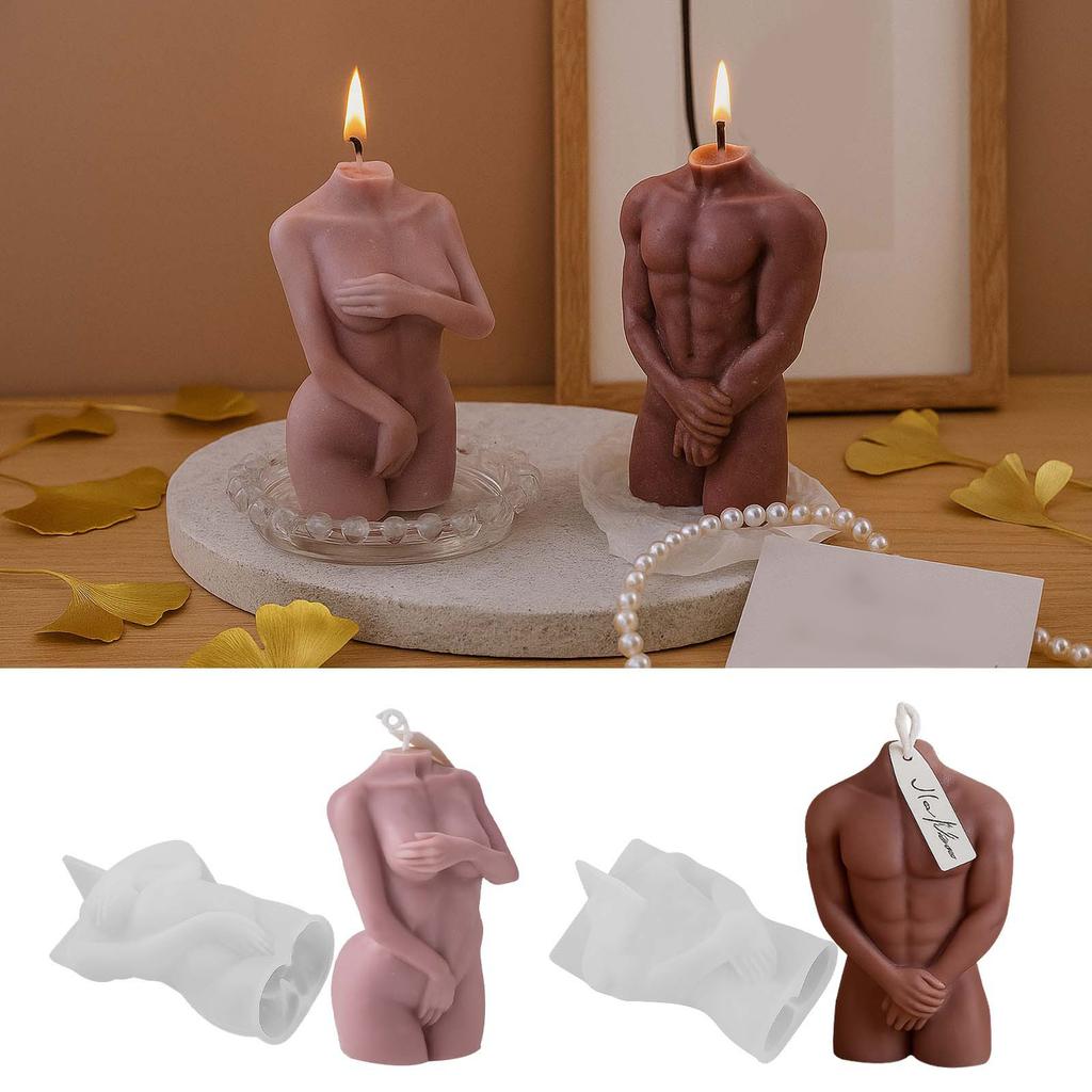 Food Safe Muscle Body Figurine Mold Crafting Moulds Silicone Texture Suitable for Party Decorating Projects and Home